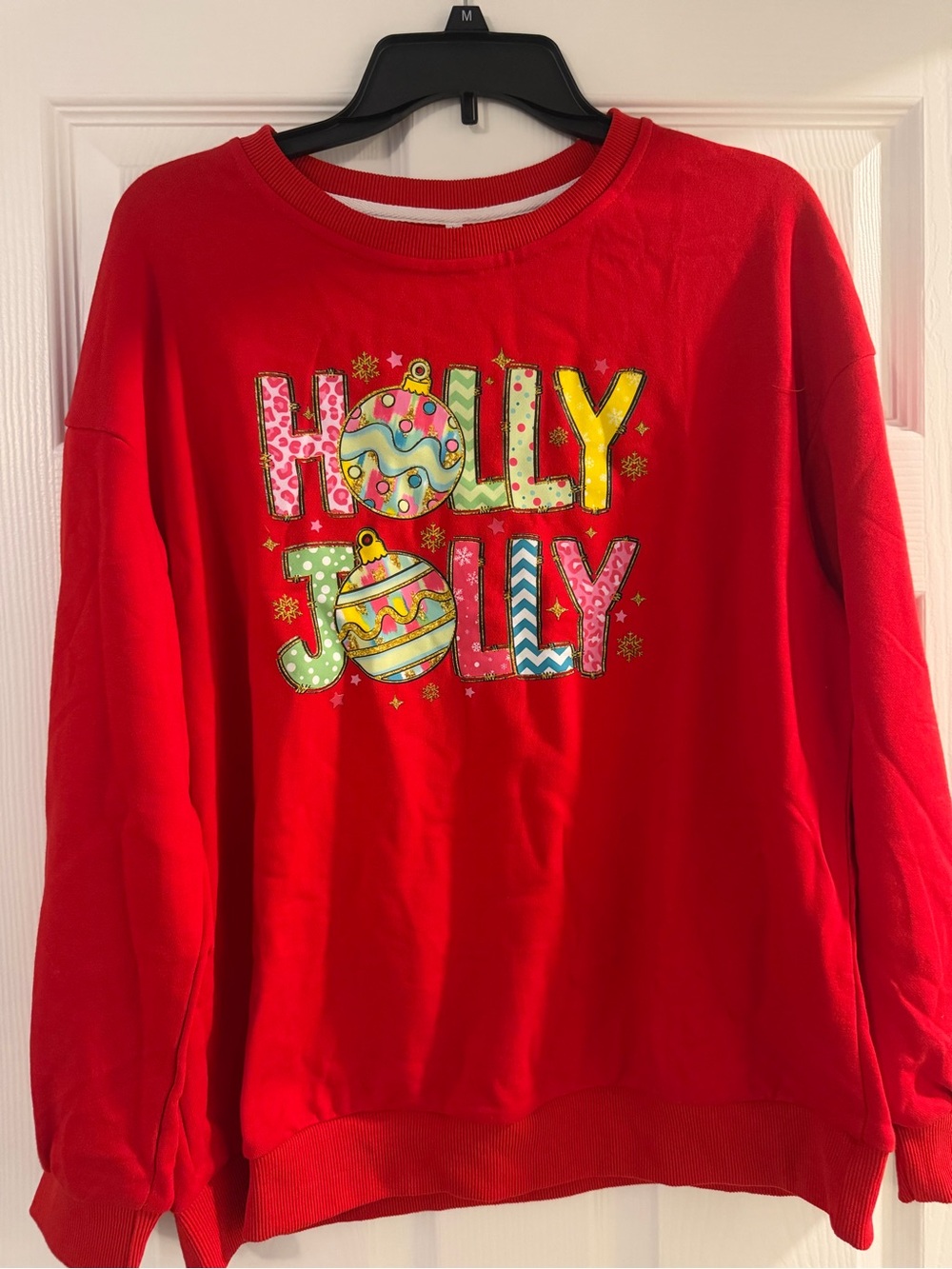 Holly Jolly Red Holiday Sweatshirt